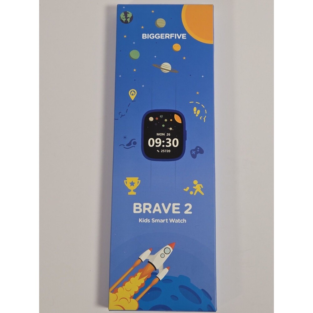 BIGGERFIVE Brave 2 Kids Smart Watch BW02 Lilac Fitness Tracker New Sealed